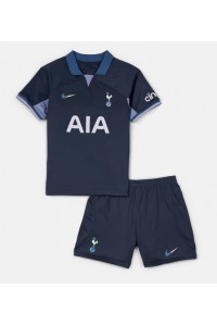 Fotbalové Dres Tottenham Hotspur Dětské Venkovní Oblečení 2023-24 Krátký Rukáv (+ trenýrky)